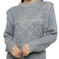 &Merci - Cable Knit Extended Shoulder Sweater