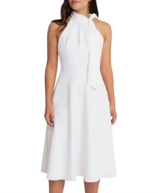 Black Halo - Audrey Sleeveless Tie Neck Dress