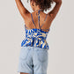 Astr - Minka Linen-blend Peplum Top