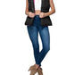 Snobbish - Hooded Vest With Snap And Zip Closure