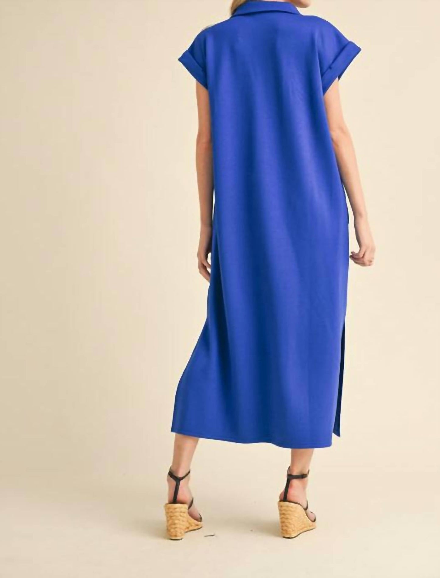 Jodifl - Shayla Collared Maxi Dress