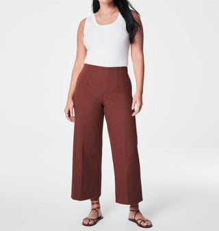 Spanx - Stretch Twill Cropped Wide-Leg Pant