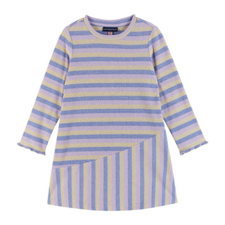 Andy & Evan - Girl's Asymmetrical Stripe Dress