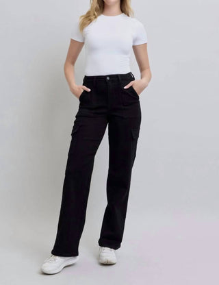 Judy Blue - Cargo Wide Leg Jeans