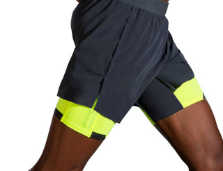 Brooks - Mens Run Visible 2-in-1 Training Short