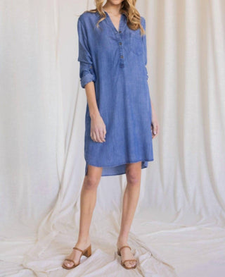 Before You Collection - Tencel Fabric Knee Length Dress