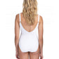 Profile By Gottex - Mock V-Neck One Piece Swimsuit