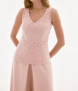 Joseph Ribkoff - Stretch Lace V-neck Camisole Top