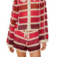 Farm Rio - Crochet Tiles Long Sleeve Cardigan