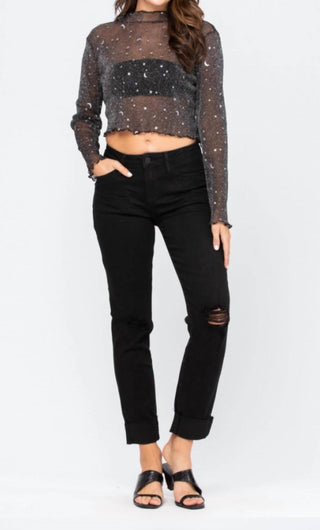 Judy Blue - Distressed Slim Fit Jeans