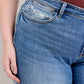Judy Blue - High Waist Fray Hem Denim Short