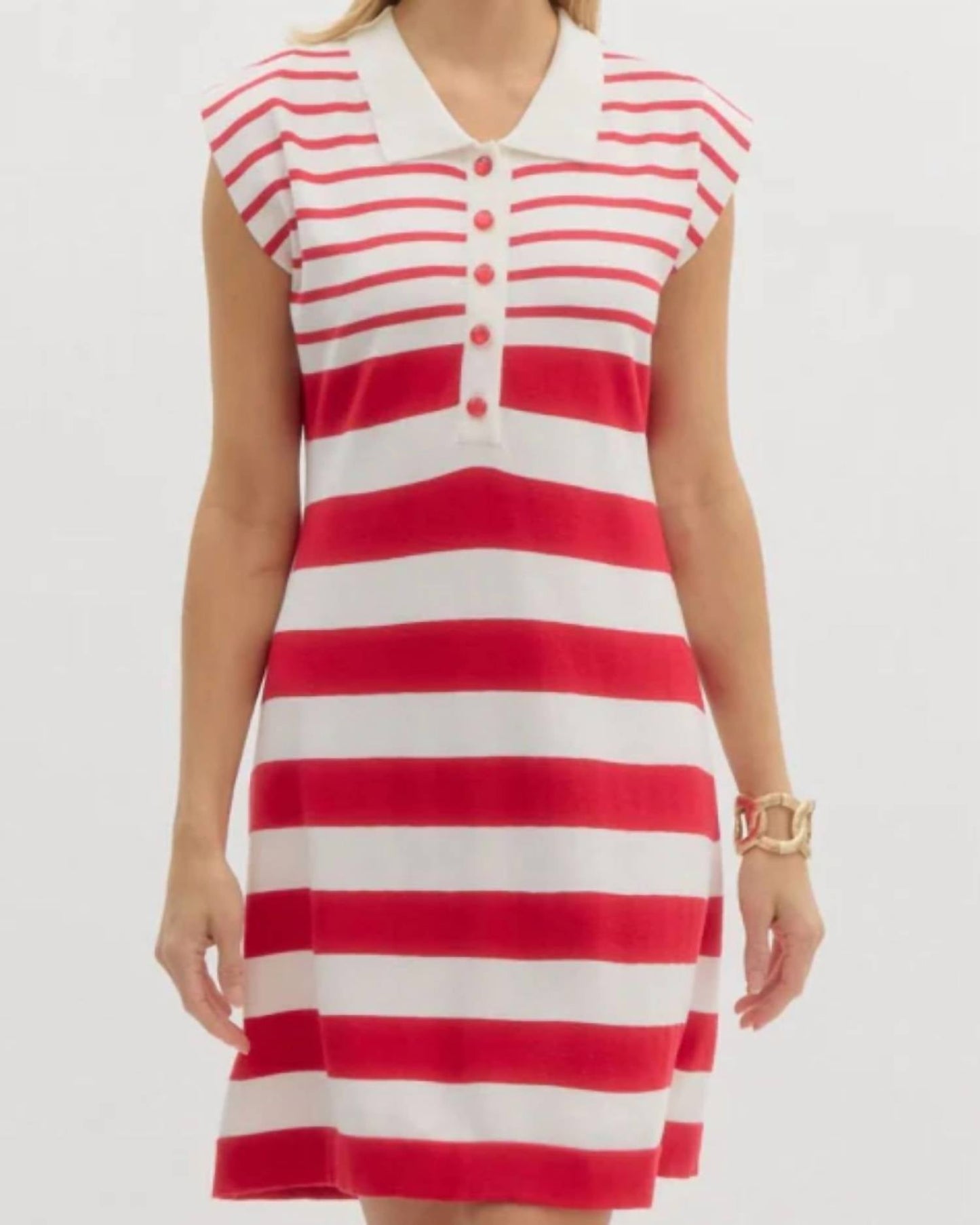 Entro - SADIE STRIPED KNIT MINI DRESS