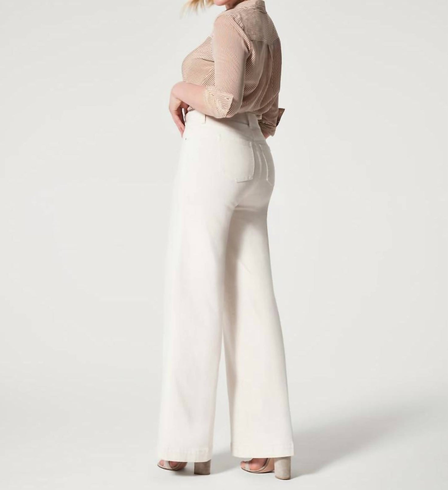 Spanx - SEAMED FRONT WIDE LEG JEANS