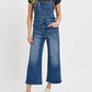 Risen - Knotted Strap Denim Overalls