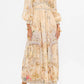 Camilla - Button Maxi Dress With Shaped Waistband