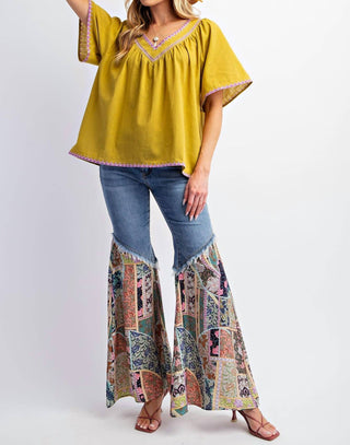 Easel - Boho Top
