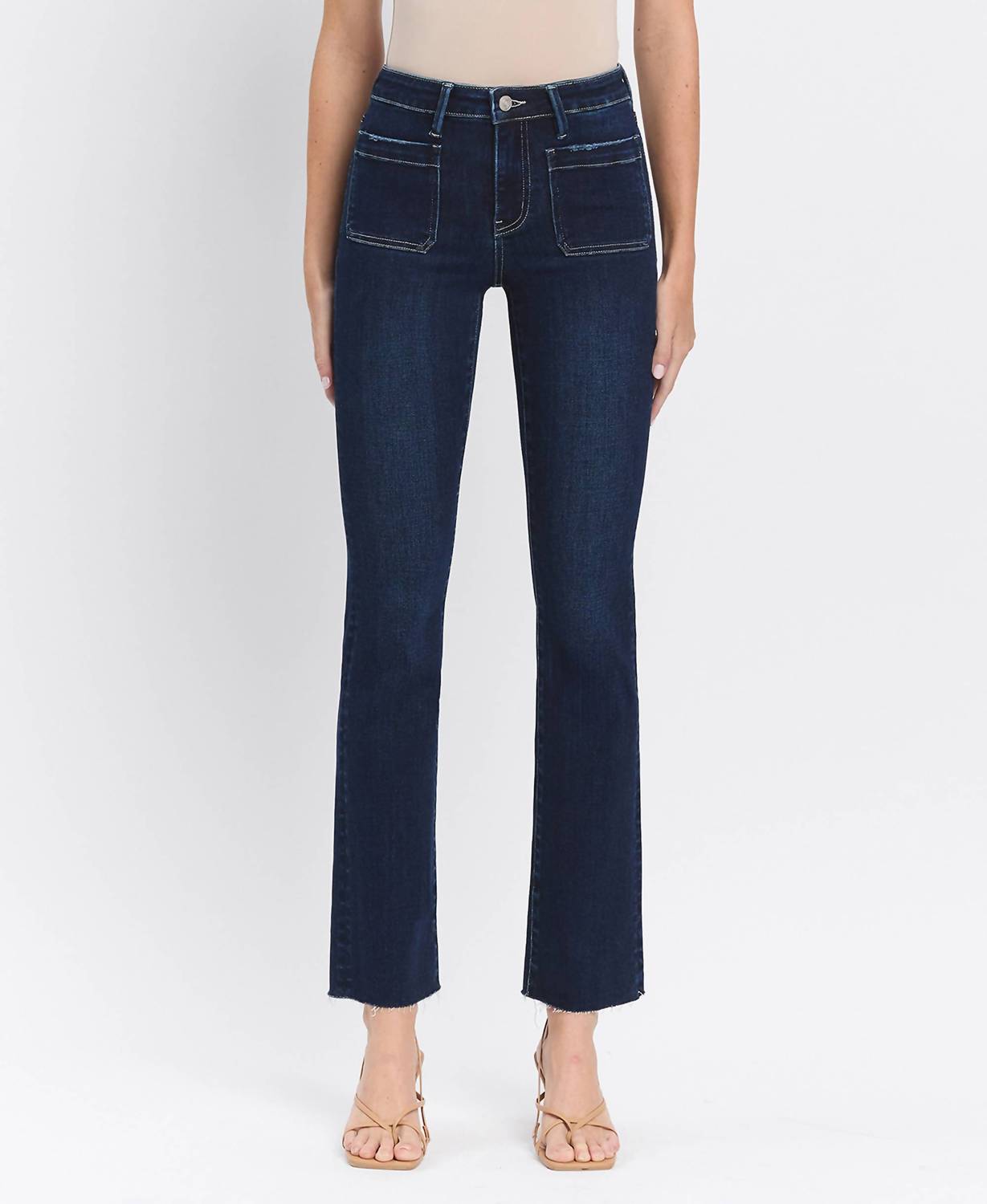 Lovervet - High Rise Mini Bootcut Jeans