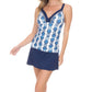 Cabana Life - San Sebastian Embroidered Tankini Top