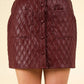 Very J - Textured Faux Leather Mini