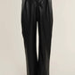 Dolce Cabo - Vegan Leather Wide Leg Trouser
