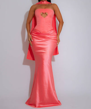 Diva - Love And Affection Heart Corset Satin Skirt Set