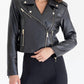Generation Love - Cosita Crepe Moto Jacket