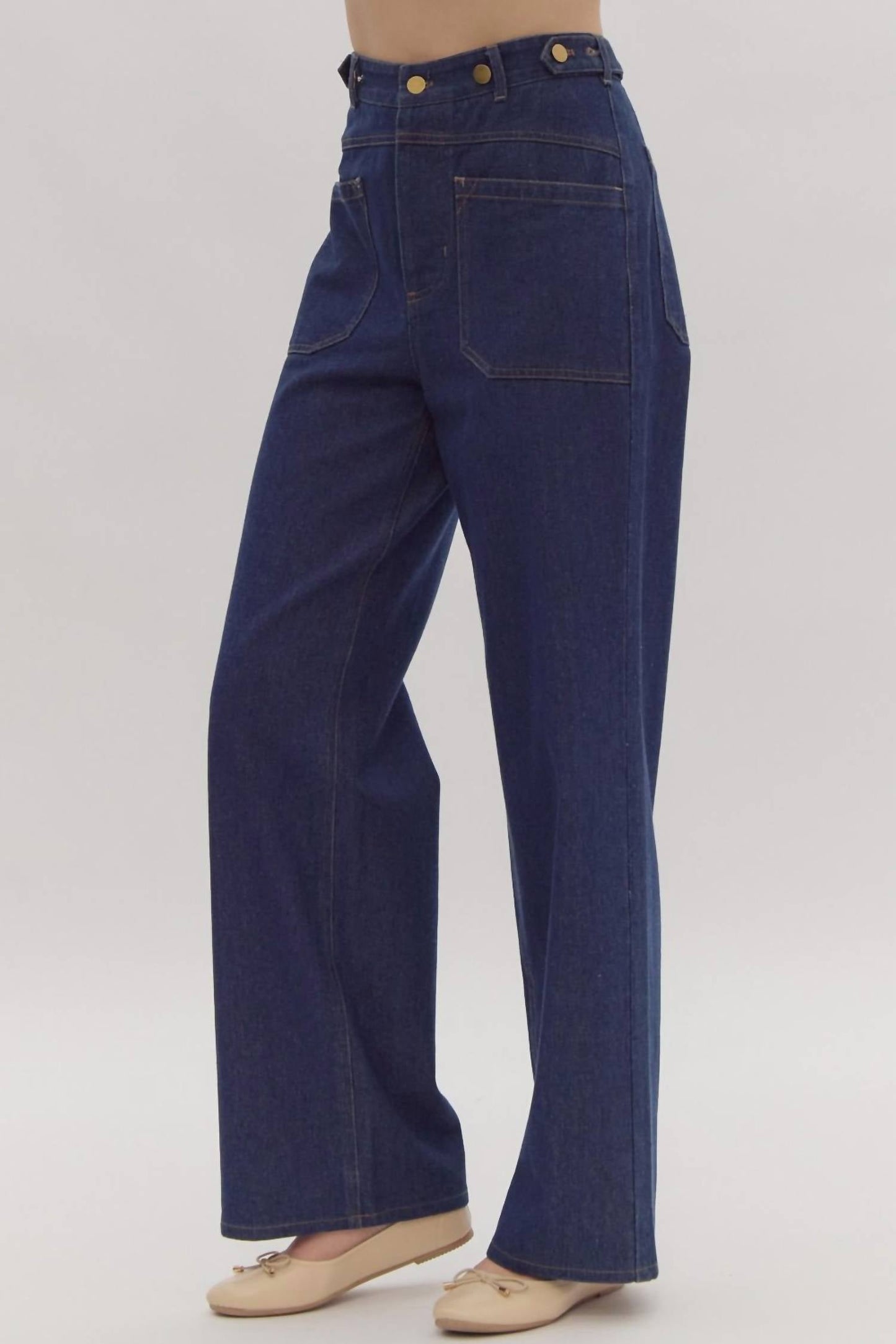 Entro - Highway to Heaven High Waisted Denim Pants