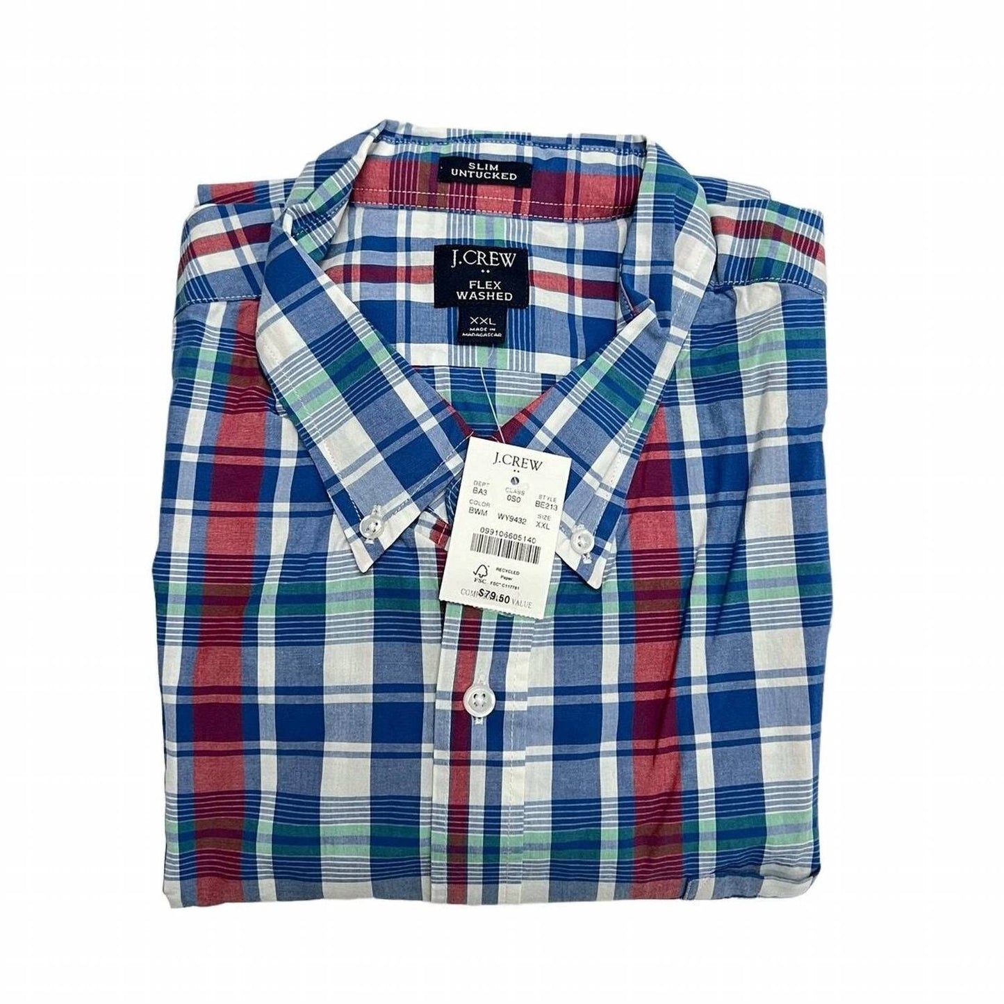 J.Crew - Plaid Flex Casual Shirt