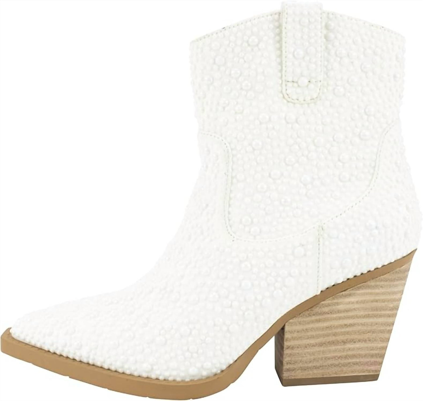 Very G - Kady Pearl Rhinestone Booties