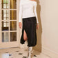 Fifteen Twenty - Brielle Side Slit Midi Skirt