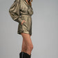 Elan - Gold Long Sleeve Romper