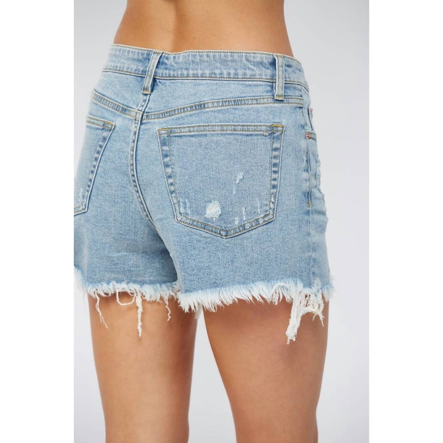 Mica Denim - High Rise Jean Shorts