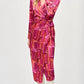 Joseph Ribkoff - Satin Geometric Print Wrap Dress