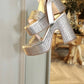 Agl - Women's Sandy Metallic Open Toe Sandal