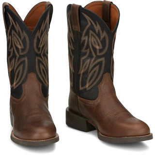 Justin Boots - Men's Rendon Pecan Wide Round Boot