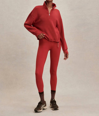 Varley - Sian Cropped Half-zip Sweatshirt