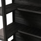 TOPMAX 78-inch Wooden Greenhouse Cold Frame with 4 Independent Skylights and 2 Folding Middle Shelves