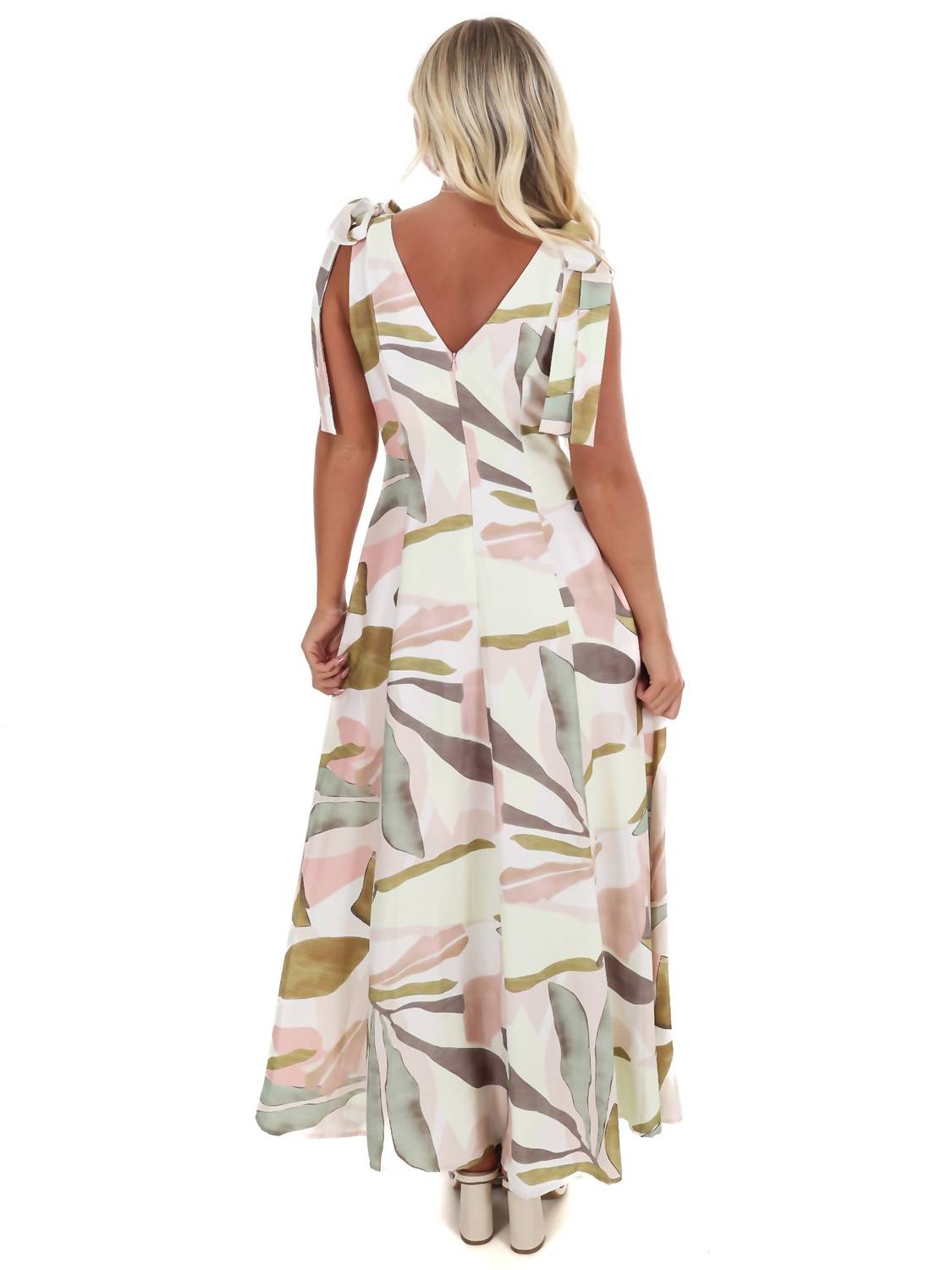In February - Island Hour Tropical Maxi Dress