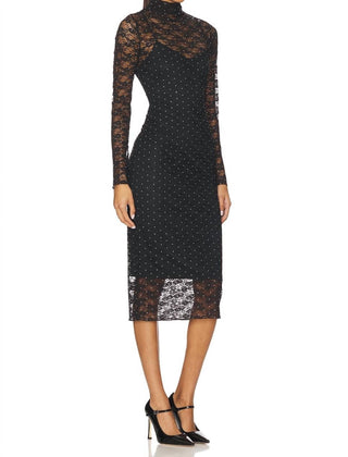 Steve Madden - VIVIENNE STUDDED LACE DRESS