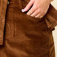Finch La - CORDUROY MINI SKIRT