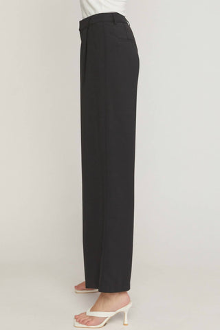 Entro - High Waisted Full Leg Pants