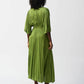 Joseph Ribkoff - Pleated Satin Midi Dress