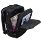 GigaTech 9-Piece Black Luggage Set With TSA Lock