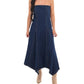 Le Lis - Chasing Joy Denim Tube Midi Dress