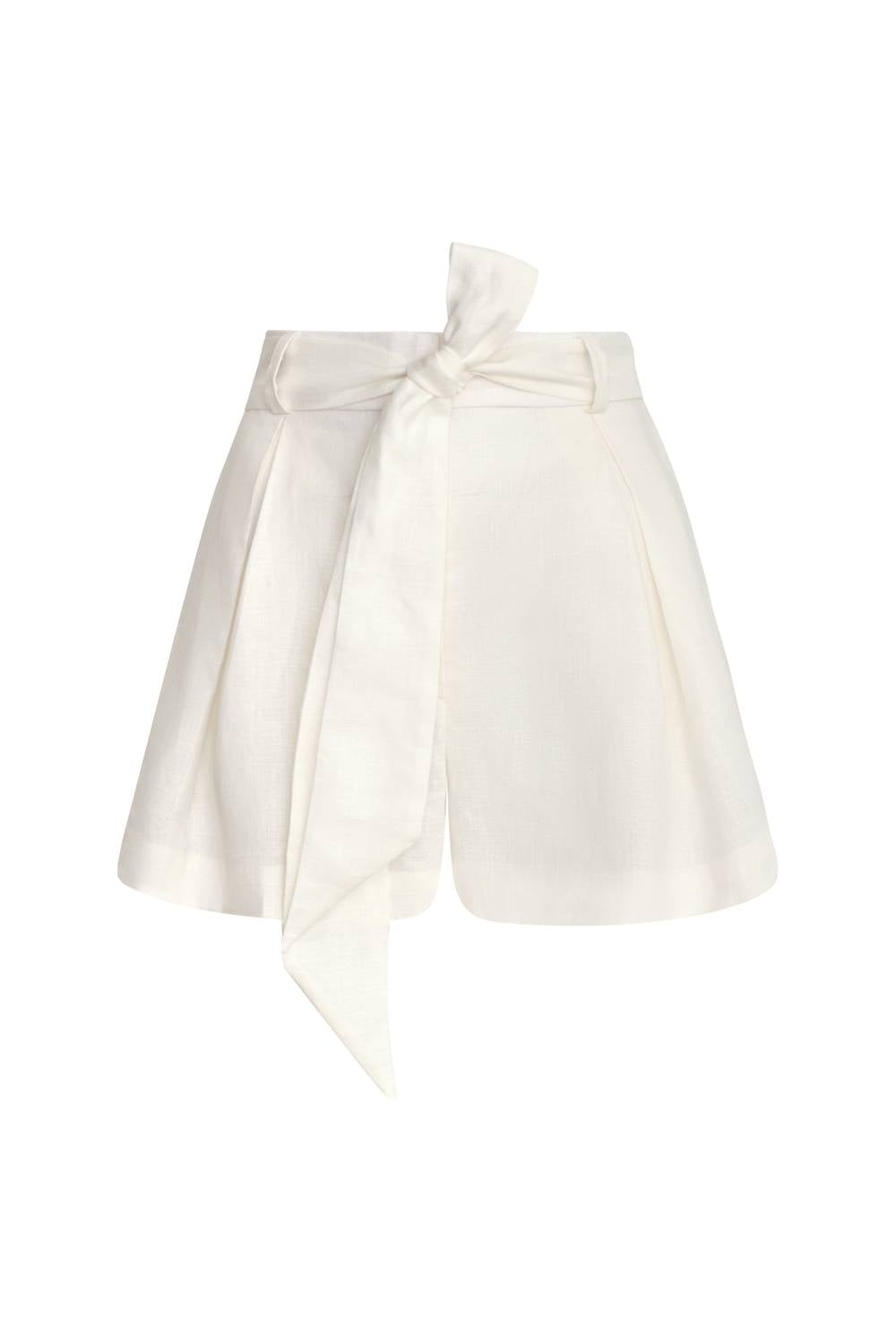 Andres Otalora - Women's Encantamiento Belted Linen Shorts