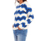 Karen Kane - Pointelle Zigzag Sweater - Plus