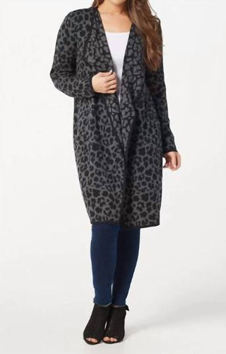 Vince Camuto - Cheetah Print Open Front Cardigan
