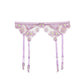 Fleur Du Mal - Petal Embroidery Garter Belt