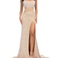 Ashleylauren - Fully Beaded Strapless Gown
