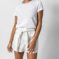 Lilla P - Short Sleeve Colorblock Crewneck Top